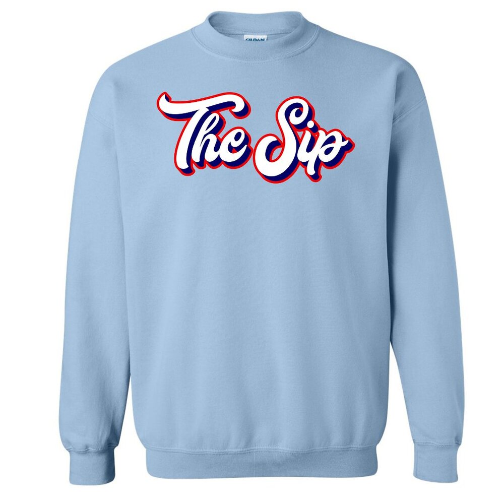 The Sip Mississippi crewneck sweatshirt LIGHT BLUE